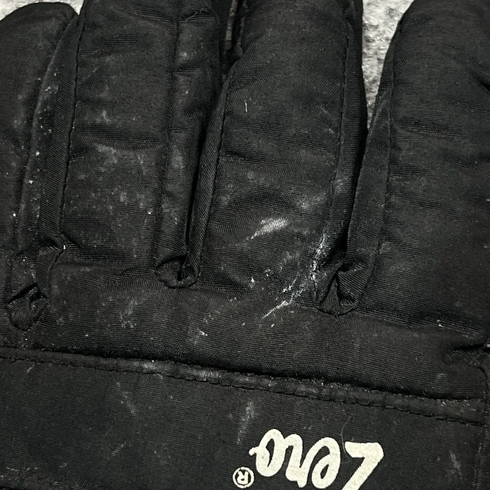 Zero Gloves Womens Large Black Leather Gore-Tex Insulated Lined Winter Ski Snow